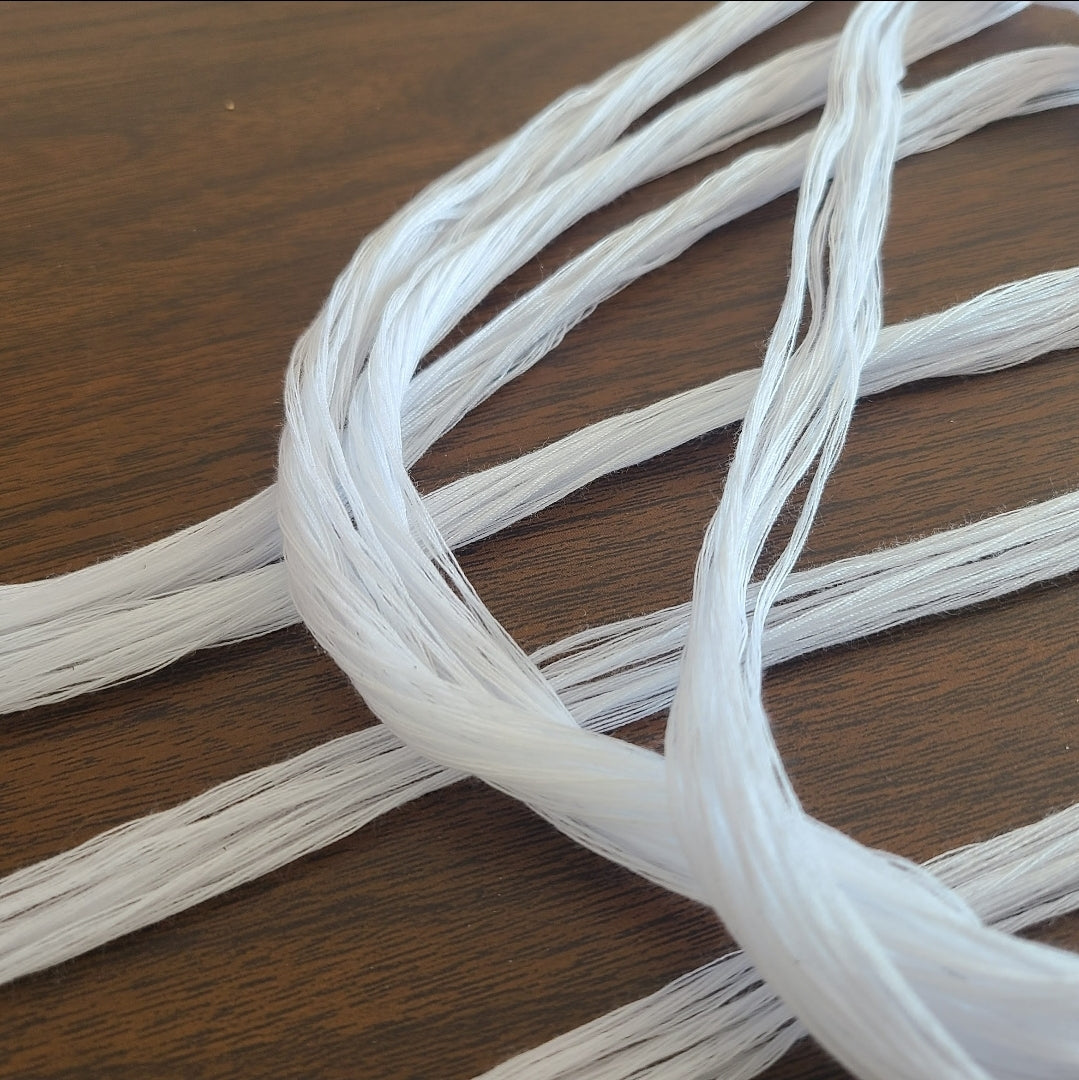 Premium Waistbead Thread — White Spool
